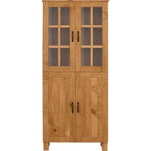 Home affaire Hoge kast Rodby Massief, FSC-gecertificeerd hout, breedte 75 cm, hoogte 170 cm