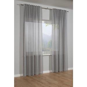 Gardine Schal mit Gardinenband Struktur Uni, GARDINIA, verdeckte Schlaufen (1 St), blickdicht, mit Struktur Motiv