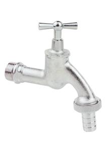 Kirchhoff Messing uitlaatklep met T-handgreep, chroommat, 1/2"ET x 3/4"ET x 1/2"mondstuk - 986180155