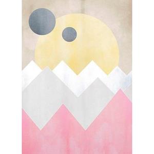 Komar Poster Sunrise scheerlijn Hoogte: 70 cm