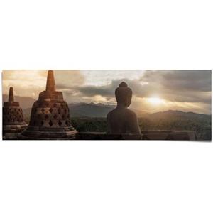 Reinders! Poster Boeddha tempel Borobudur