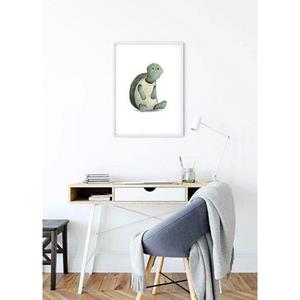 Komar Poster Cute animal Turtle Hoogte: 70 cm