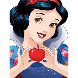 Komar Poster Snow white portret Hoogte: 50 cm