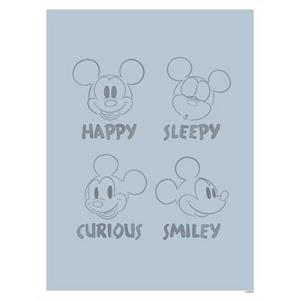 Komar Poster Mickey Blue Emotions (1 stuk)