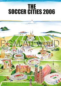 PGM Sylvia Joel - The Soccer Cities 2006 Kunstdruk 50x70cm