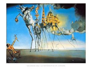 PGM Salvador Dali - La tentation de St. Antoine Kunstdruk 80x60cm