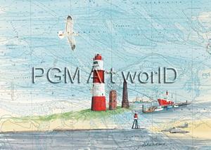 PGM Katharina Noack - Die Feuer von Borkum Kunstdruk 70x50cm