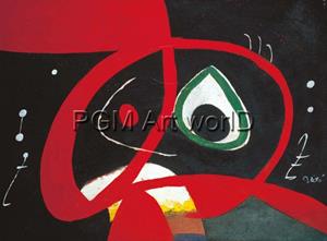 PGM Joan Miro - Kopf Kunstdruk 80x60cm