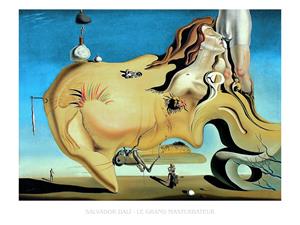PGM Kunstdruk Salvador Dali Le Grand Masturbateur 80x60cm