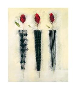 PGM Marilyn Robertson - Rot und Schwarz II Kunstdruk 50x60cm