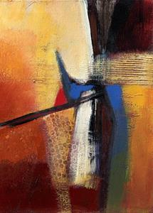PGM Bea Danckaert - Blue intervention Kunstdruk 50x70cm