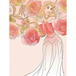 Komar Poster Sleeping beauty roos Hoogte: 70 cm