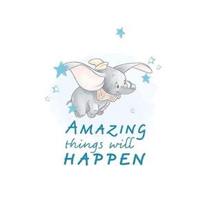 Komar Poster Dumbo Amazing Hoogte: 50 cm
