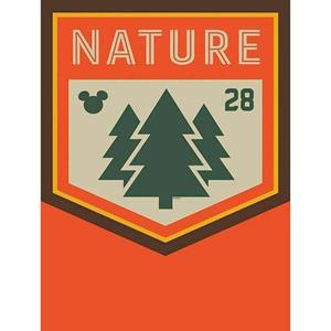 Komar Poster Mickey Mouse Nature Hoogte: 50 cm