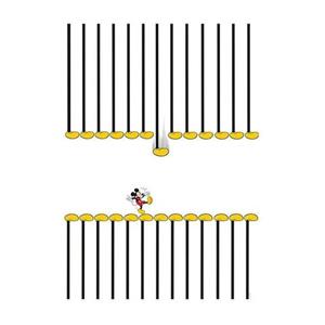 Komar Poster Mickey Mouse Footlines Hoogte: 50 cm