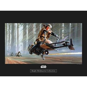 Komar Poster Star Wars Classic RMQ Endor speeder