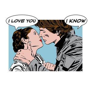 Komar Poster Star Wars Classic stripverhaal aandeel Leia Han