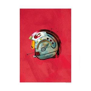 Komar Poster Star Wars Classic Helmets Rebel piloot