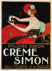 PGM Vila - Crème Simon Kunstdruk 61x82cm