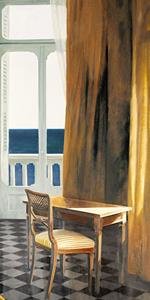 PGM Henning von Gierke - Interieur mit Sonne und Meer II Kunstdruk 50x100cm