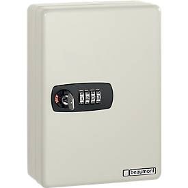 Sleutelkast Keybox, 20 haken, lichtgrijs