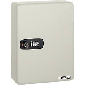 Sleutelkast Keybox, 40 haken, lichtgrijs