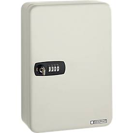 Sleutelkast Keybox, 100 haken, lichtgrijs