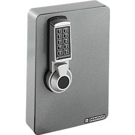 Sleutelkast, elektronisch slot, 46 haken, zilver hamerslag