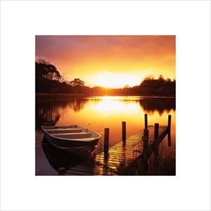 Tranquil Lake Kunstdruk 40x40cm
