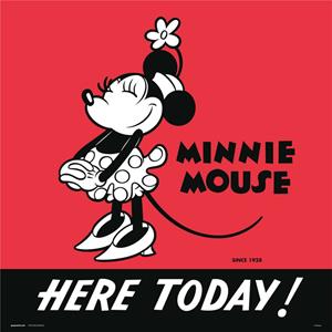 Grupo Erik Disney Minnie 90 I Kunstdruk 30x30cm