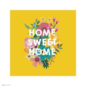 Loreak Home Sweet Home Kunstdruk 30x30cm