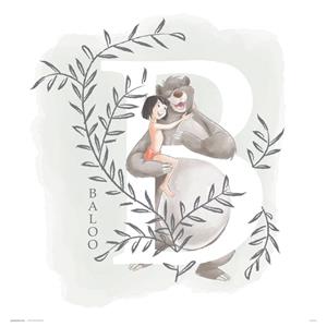 Grupo Erik Disney The Jungle Book Kunstdruk 30x30cm