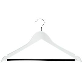 Lotus-houten voorgevormde hanger Pador-Concept Lotus, hanger dikte 12 mm, anti-slip staaf, rok insnijdingen, 10 stuks, wit