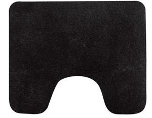 Toiletmat Zwart Caen 60X50cm