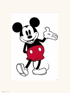 Grupo Erik Disney Mickey Classic II Kunstdruk 30x40cm