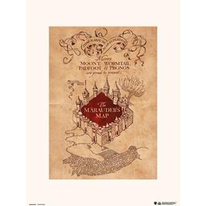 Grupo Erik Harry Potter The Marauders Map Kunstdruk 30x40cm