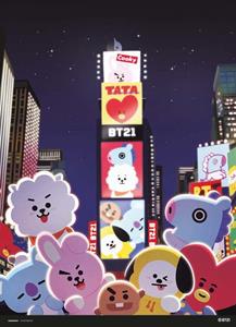 Grupo Erik BT21 Time Square Kunstdruk 30x40cm