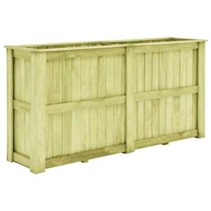 Vidaxl Vidaxl Plantenbak Verhoogd 196x50x100 Cm Geïmpregneerd Grenenhout