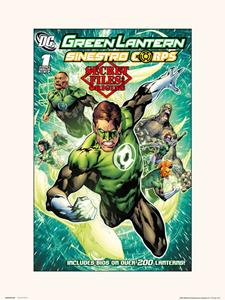 Grupo Erik DC Comics Green Lantern Sinestro Corps 1 Kunstdruk 30x40cm