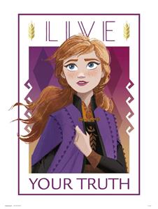 Grupo Erik Frozen Live Your Truth Kunstdruk 30x40cm