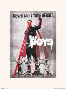 Grupo Erik The Boys Never Meet Your Heroes Kunstdruk 30x40cm