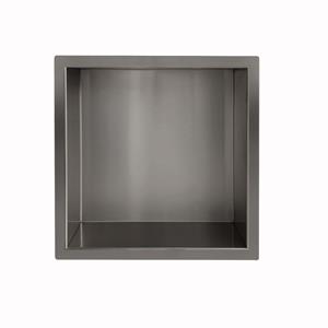 Wiesbaden Inbouwnis BWS Jane 30x30x7 cm Gunmetal