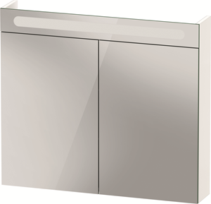 Duravit No.1 spiegelkast met 2 spiegeldeuren en 2 glazen planchets 80 x 14,8 x 70 cm, wit