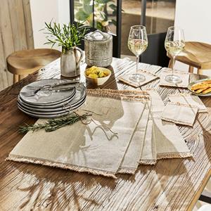 Loberon Onderzetter en placemat set van 4 Abitain