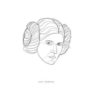 Komar Poster Star Wars Classic Force Faces Leia