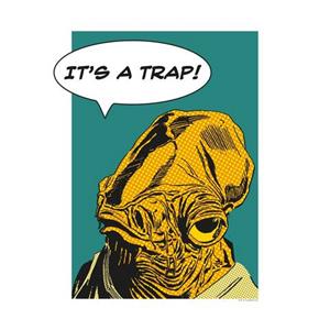 Komar Poster Star Wars Classic stripverhaal aandeel Ackbar