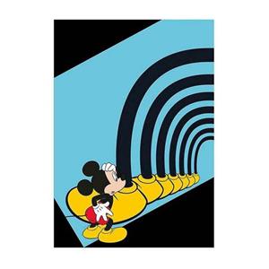 Komar Poster Mickey Mouse Foot tunnel Hoogte: 50 cm