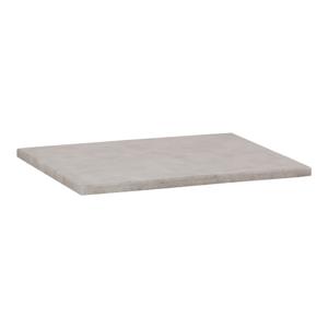 Badkamerdepot Wastafelblad Beton 59.5x45.7x2.5 cm Beton Grijs