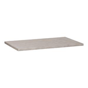 Badkamerdepot Wastafelblad Beton 80.5x45.7x2.5 cm Beton Grijs