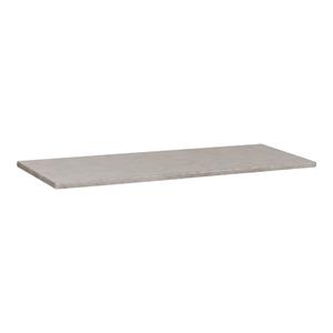 Badkamerdepot Wastafelblad Beton 119.5x45.7x2.5 cm Beton Grijs